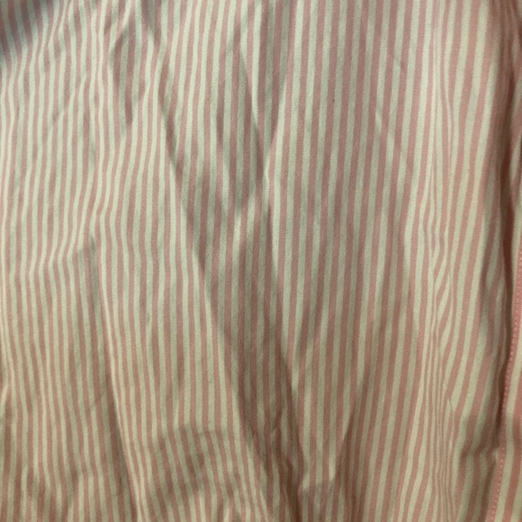 Mens (6, 32/33) pink and white button down shirt - Picture 3 of 5